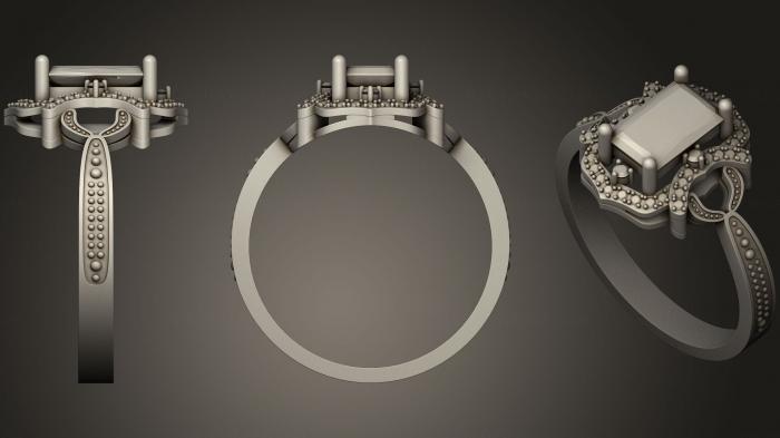 نموذج ثلاثي الأبعاد لآلة CNC خواتم مجوهرات خاتم 103